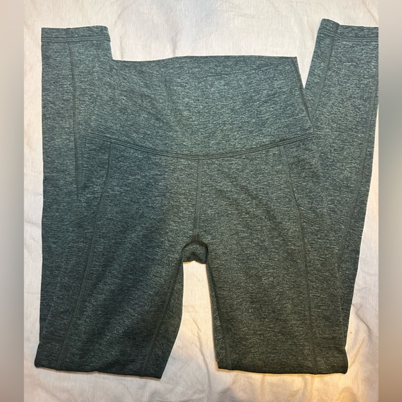 Aerie Wonens Dark Green Leggings - Picture 2 of 3